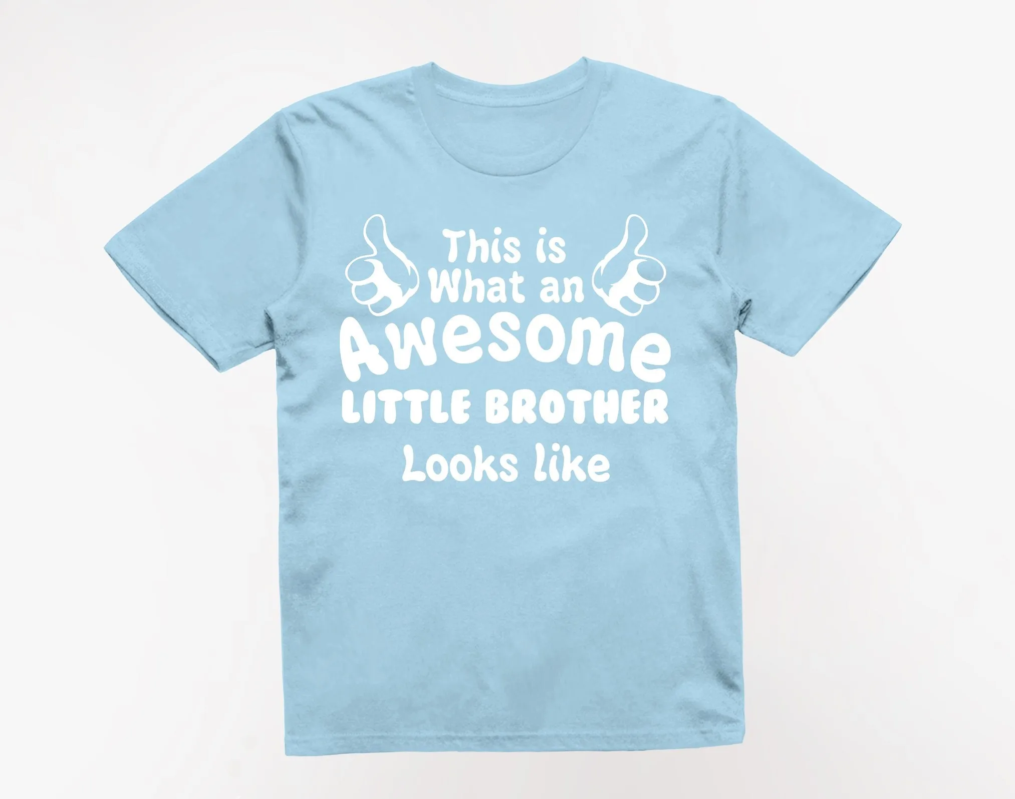 Reality Glitch This is What an Awesome Little Brother Looks Like Kids T-Shirt