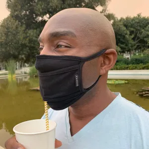Refresh Mask -Straw Mask Drinking Face Mask with Straw Hole Washable Unisex  by SACHIKA