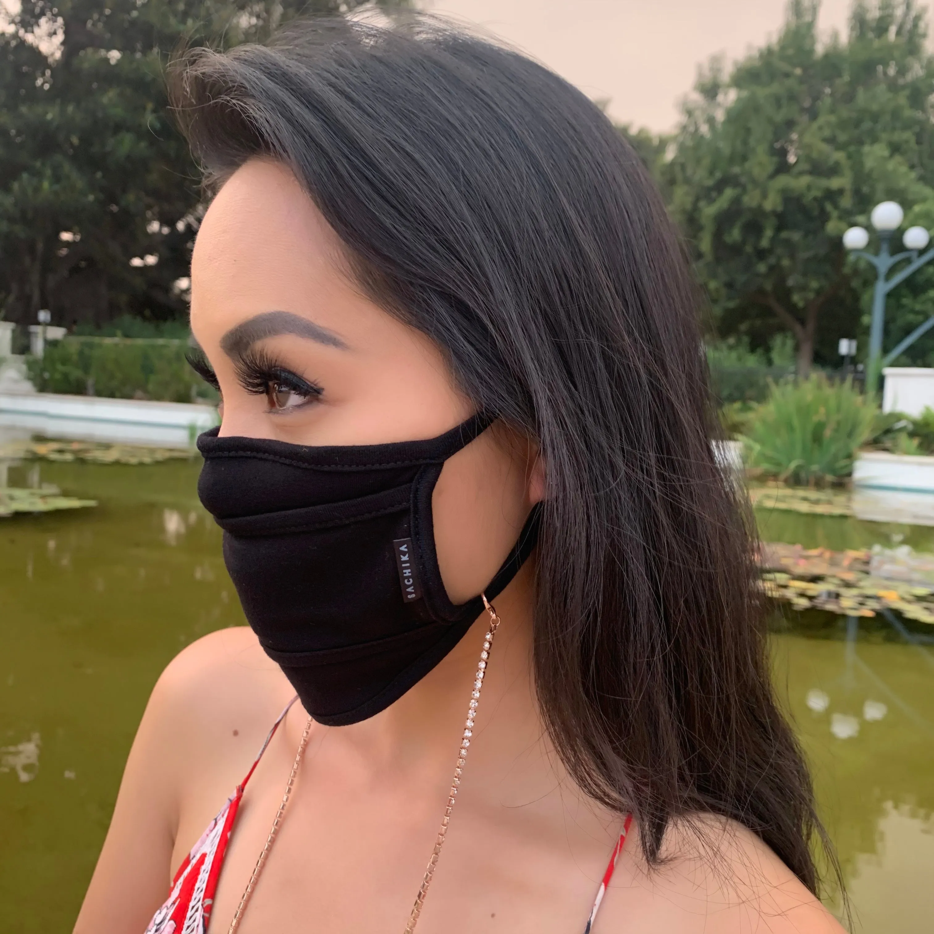 Refresh Mask -Straw Mask Drinking Face Mask with Straw Hole Washable Unisex  by SACHIKA