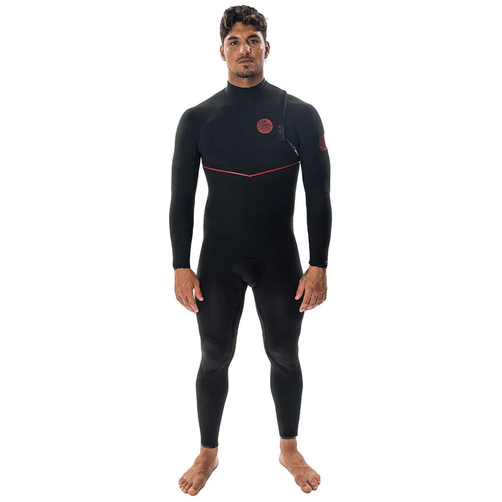 Rip Curl Flashbomb Fusion 5/3mm Zip Free Winter Wetsuit - Black