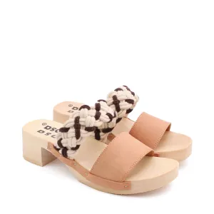 ROCCO BRAID SANDALS   Natural Coffee