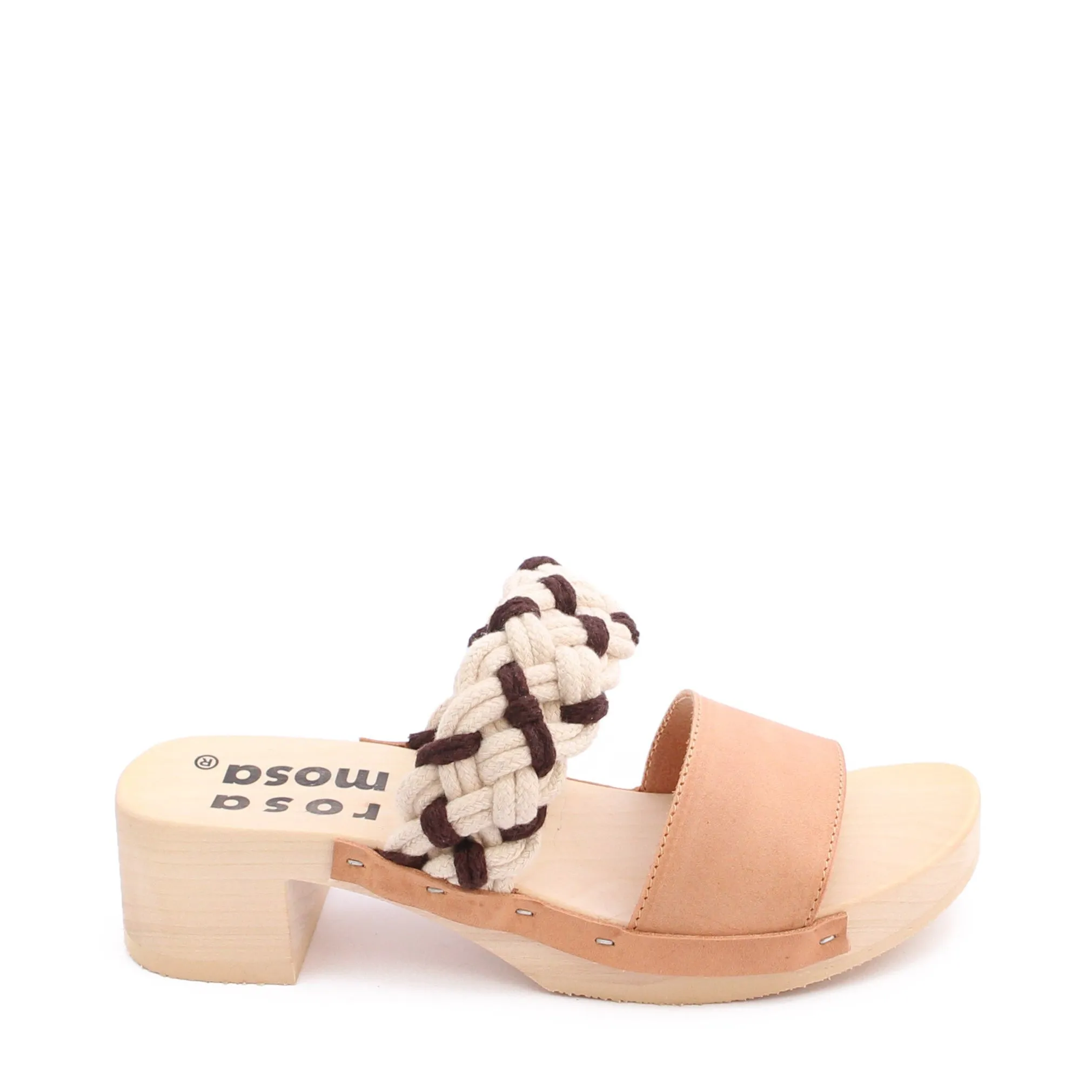ROCCO BRAID SANDALS   Natural Coffee