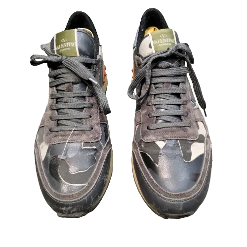Rockrunner low-rise leather trainers