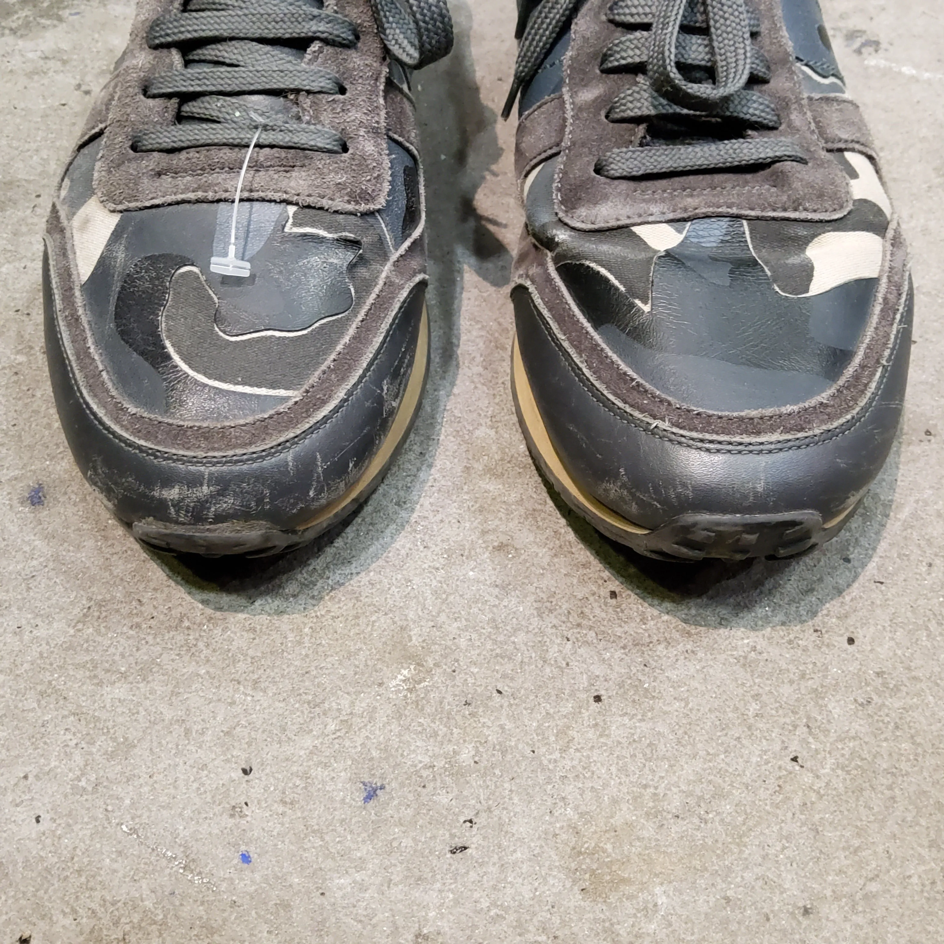 Rockrunner low-rise leather trainers