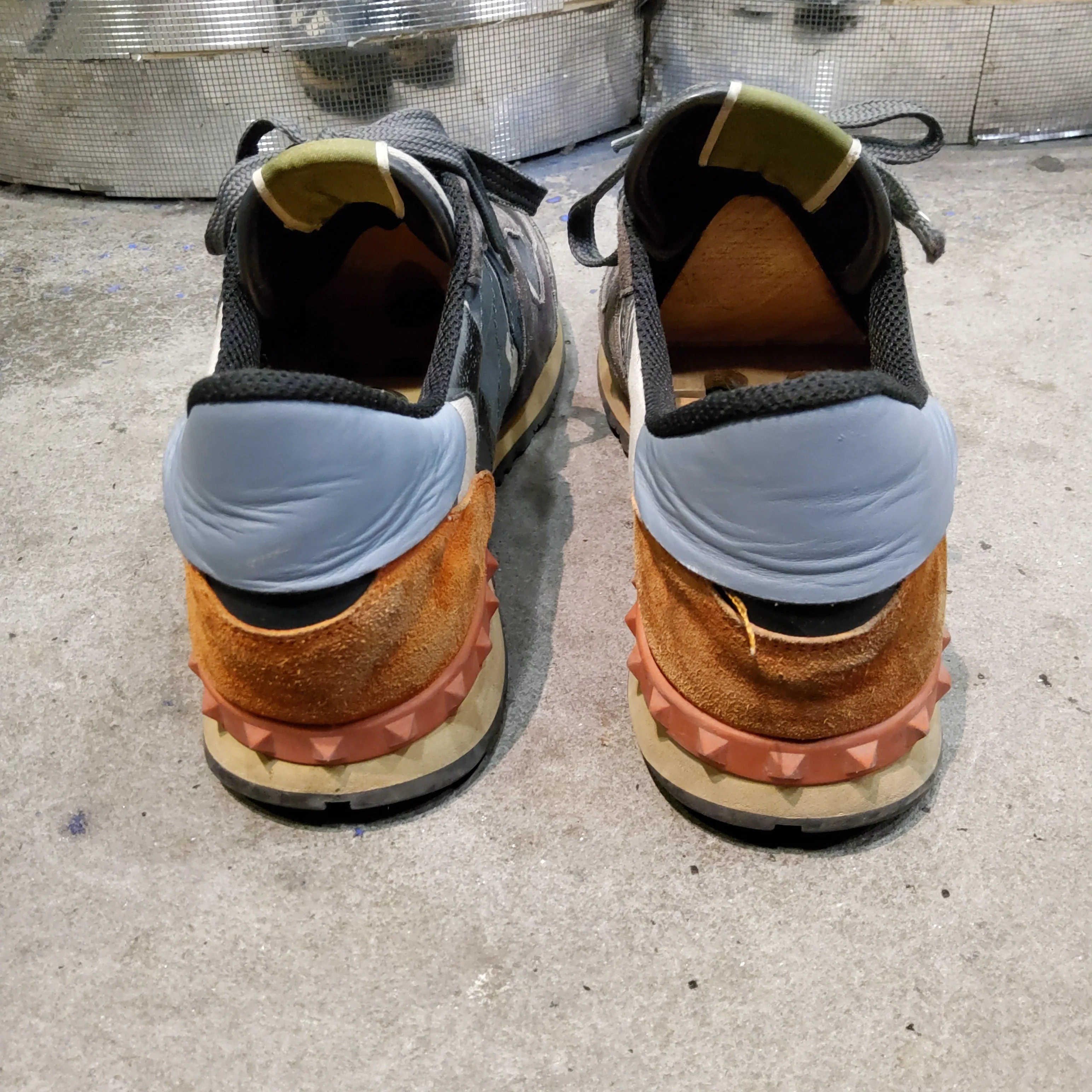 Rockrunner low-rise leather trainers