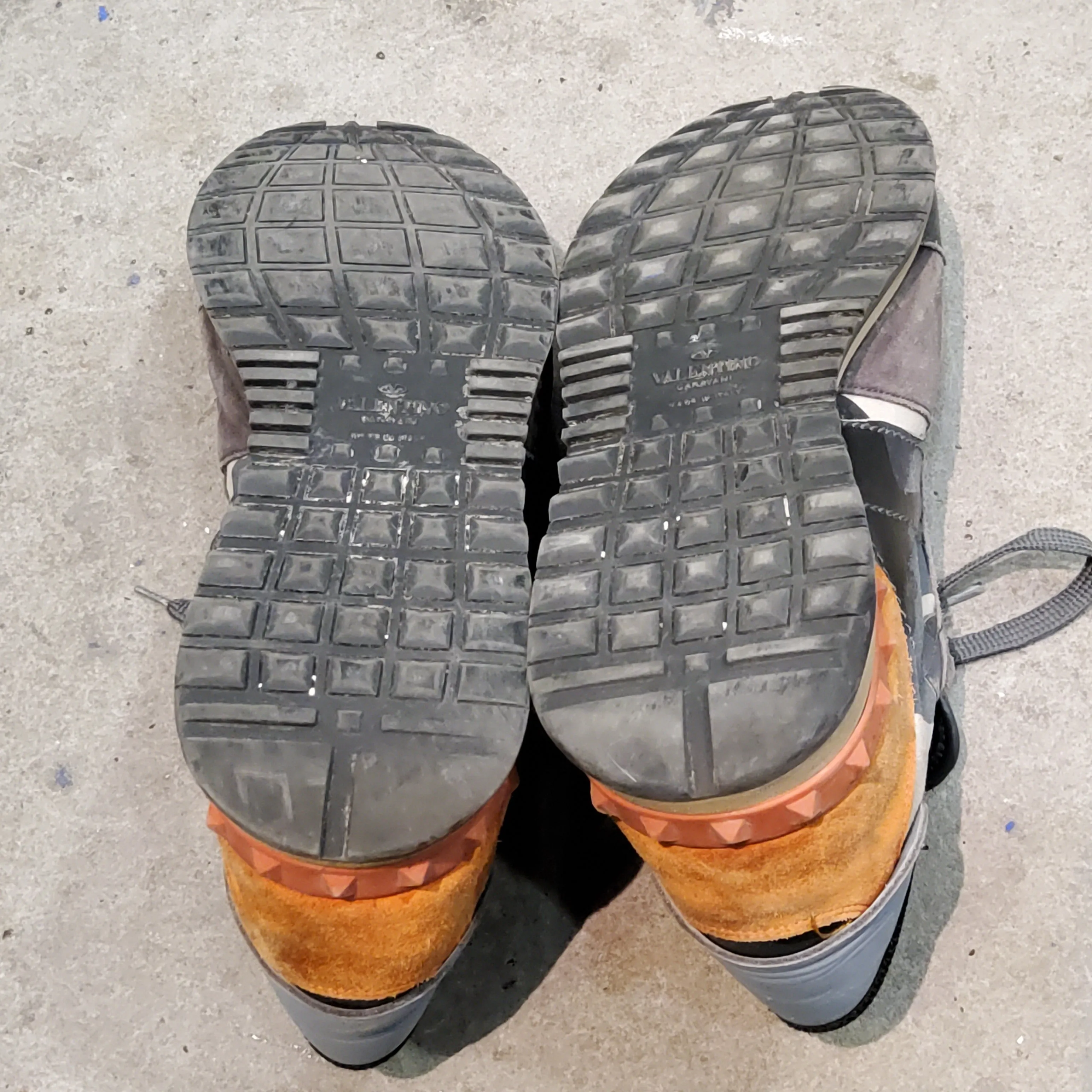 Rockrunner low-rise leather trainers