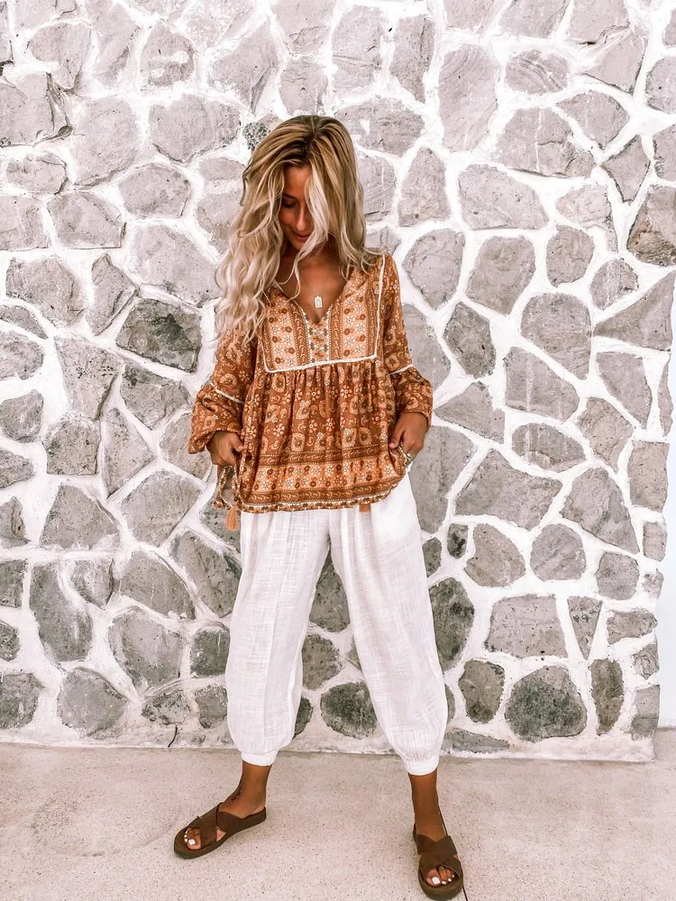 Saba Harem Pant White