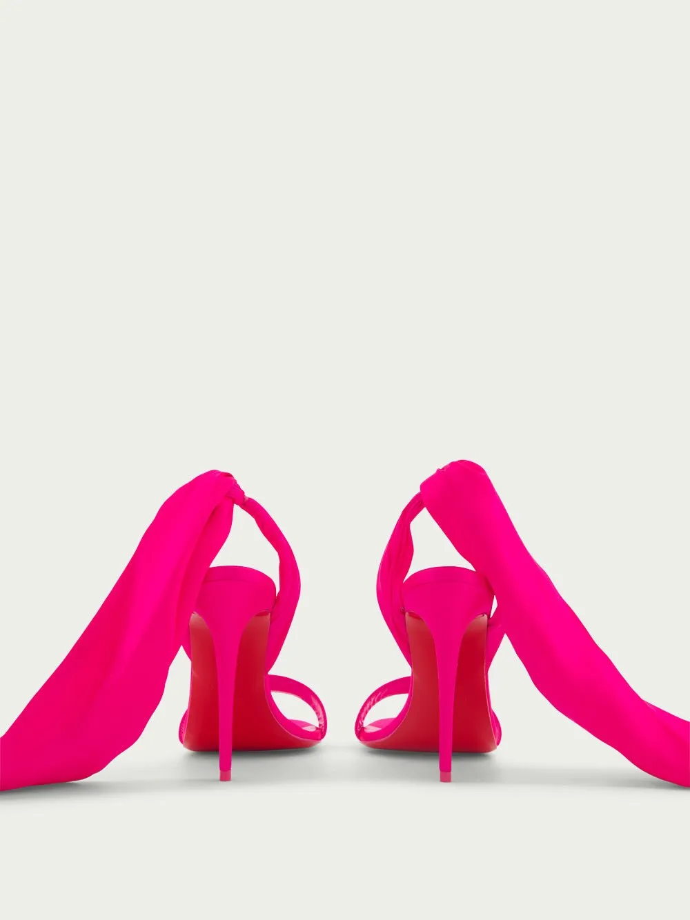 Sandale du Désert 100mm crepe satin sandals