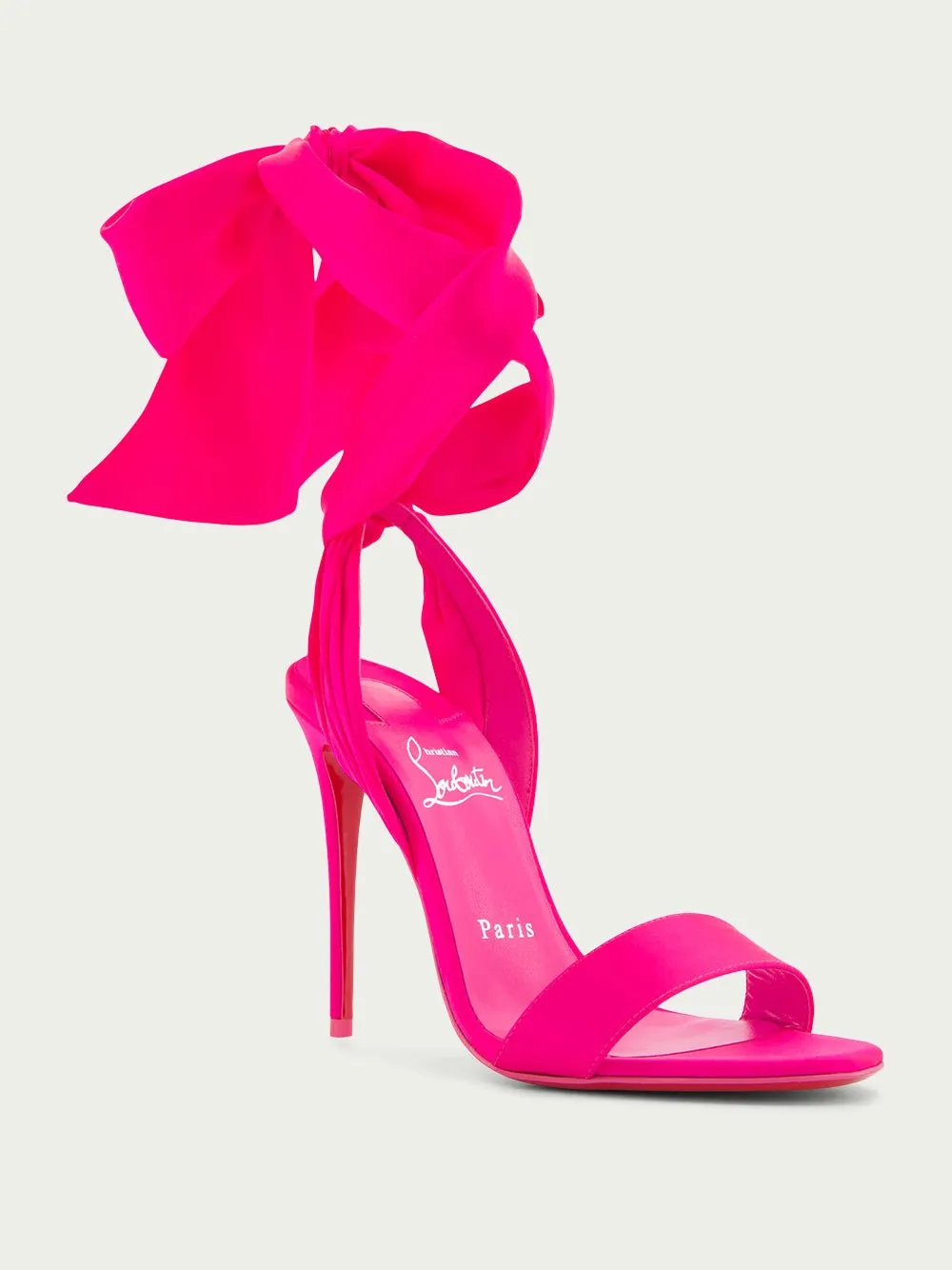 Sandale du Désert 100mm crepe satin sandals