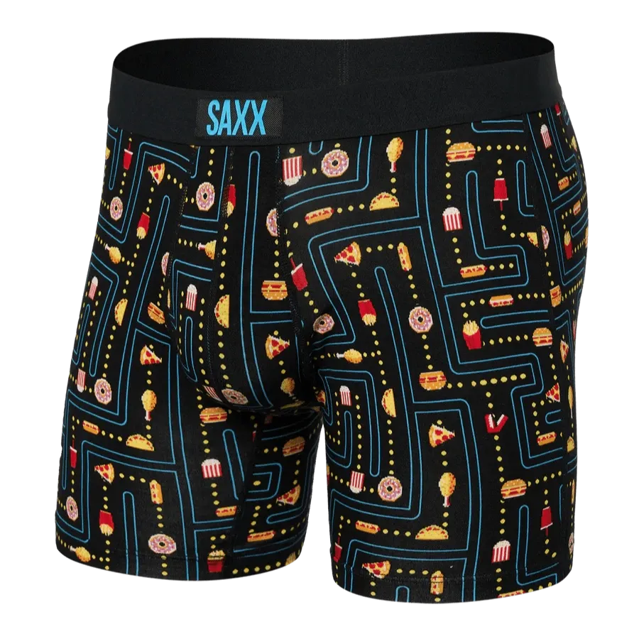 Saxx Vibe Boxers - Junk Man - Black