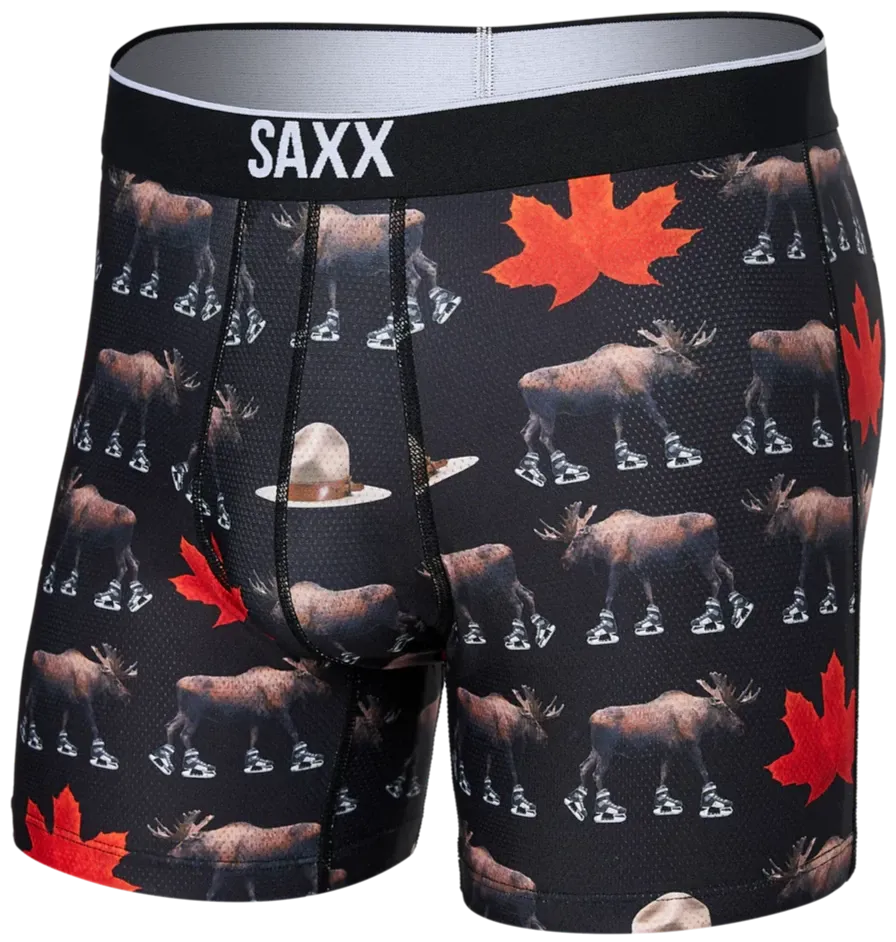 SAXX Volt Boxer Brief National Pastime Black
