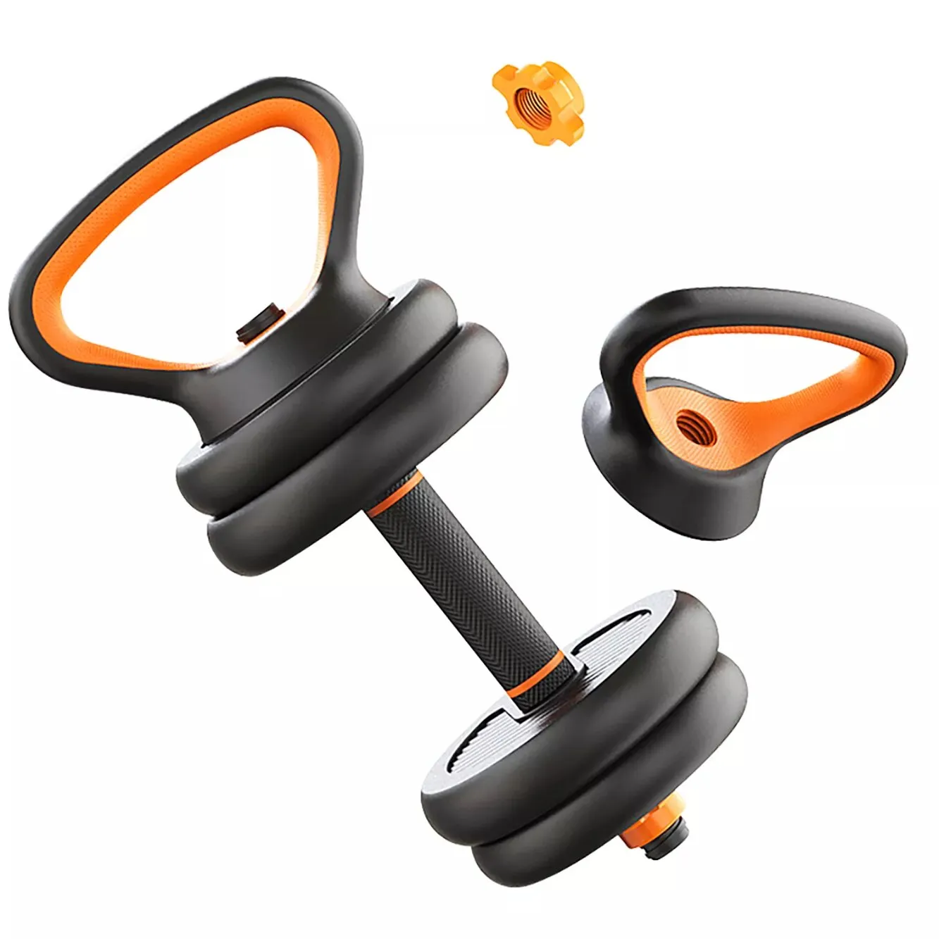 Set De Pesas 20Kg Multifunción - Negro