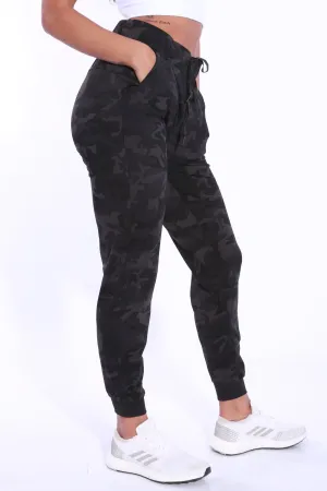 Shapewear Gym bunny Joggers - Black camo