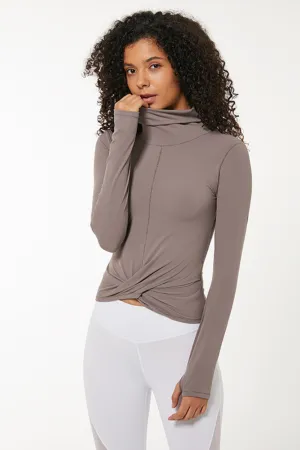 Shapewear Gym bunny Lulu buttery soft Longsleeve - cappuccino