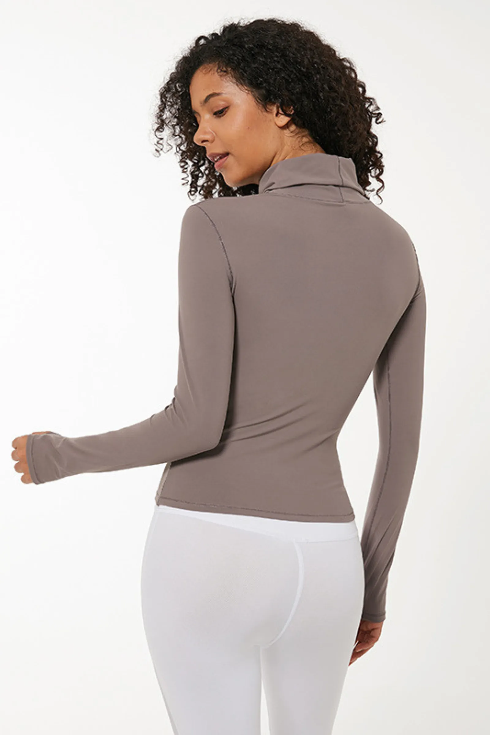 Shapewear Gym bunny Lulu buttery soft Longsleeve - cappuccino