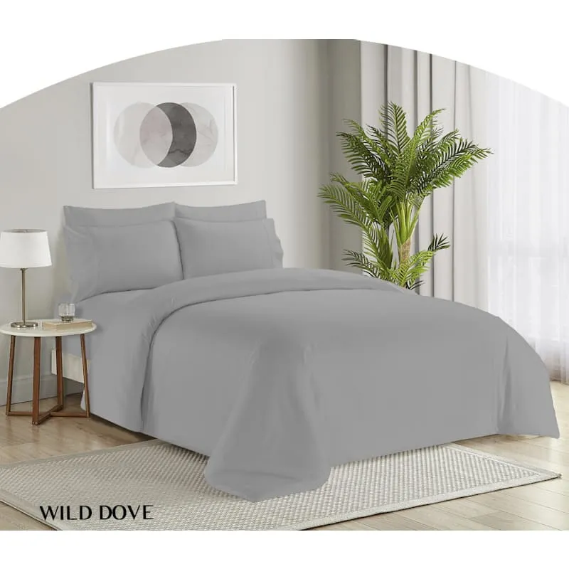 Simon Baker Organic Bamboo Cotton Wild Dove 4 Piece Sheet Set