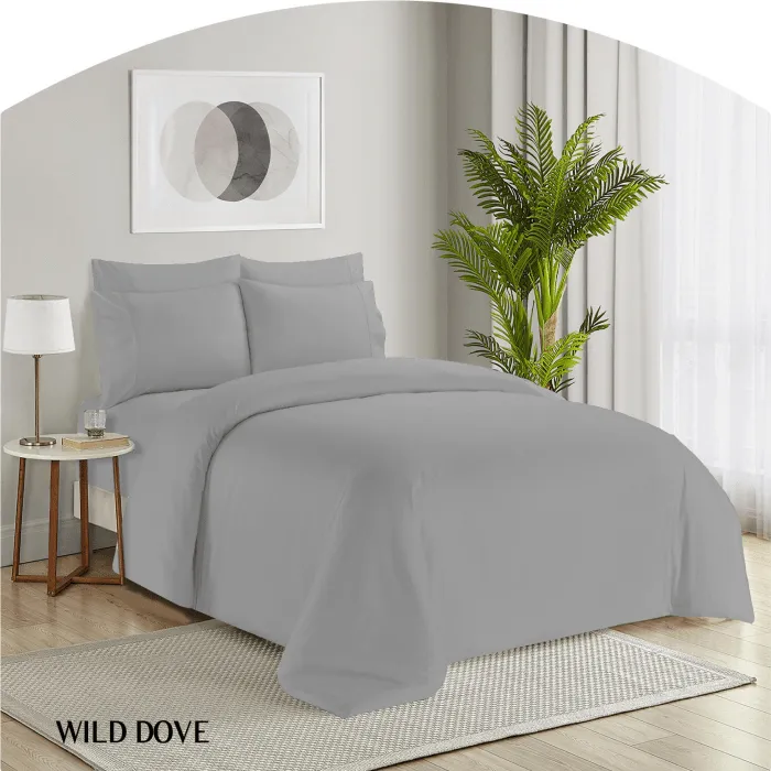 Simon Baker Organic Bamboo Cotton Wild Dove 4 Piece Sheet Set