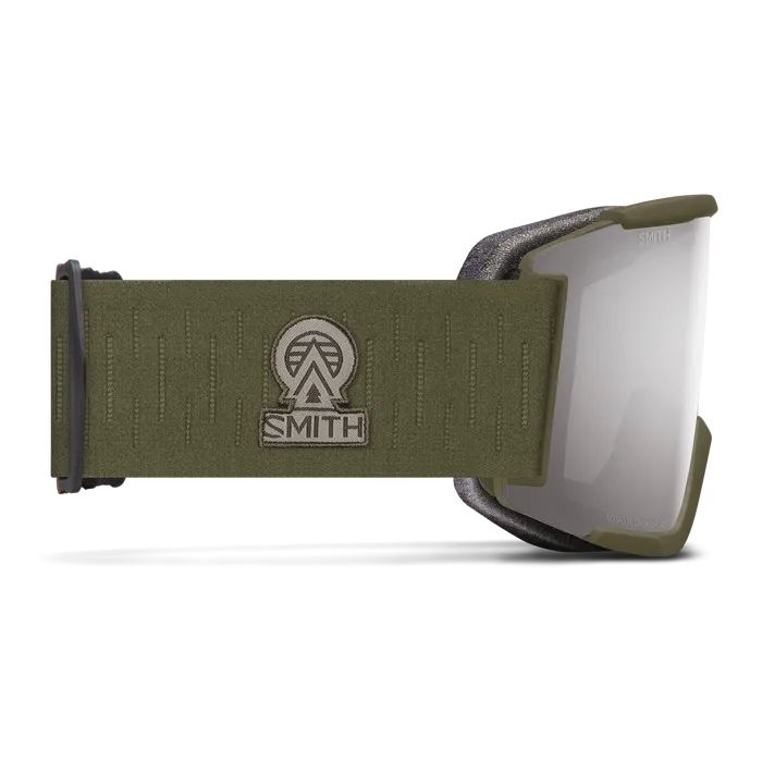 Smith Squad XL Goggle - Forest/ChromaPop Sun Platinum Mirror   Bonus Lens 2024
