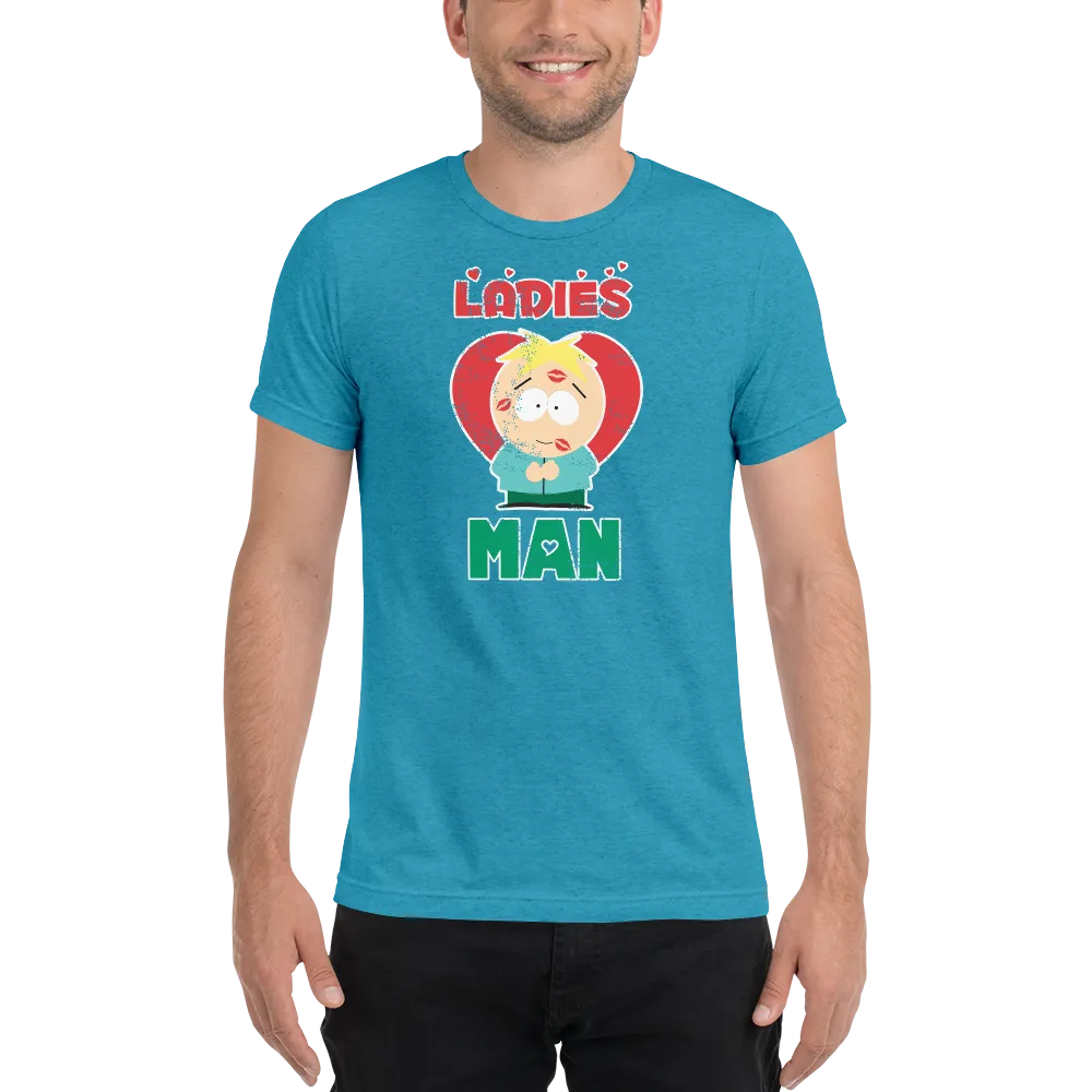 South Park Butters Ladies Man Unisex Tri-Blend T-Shirt