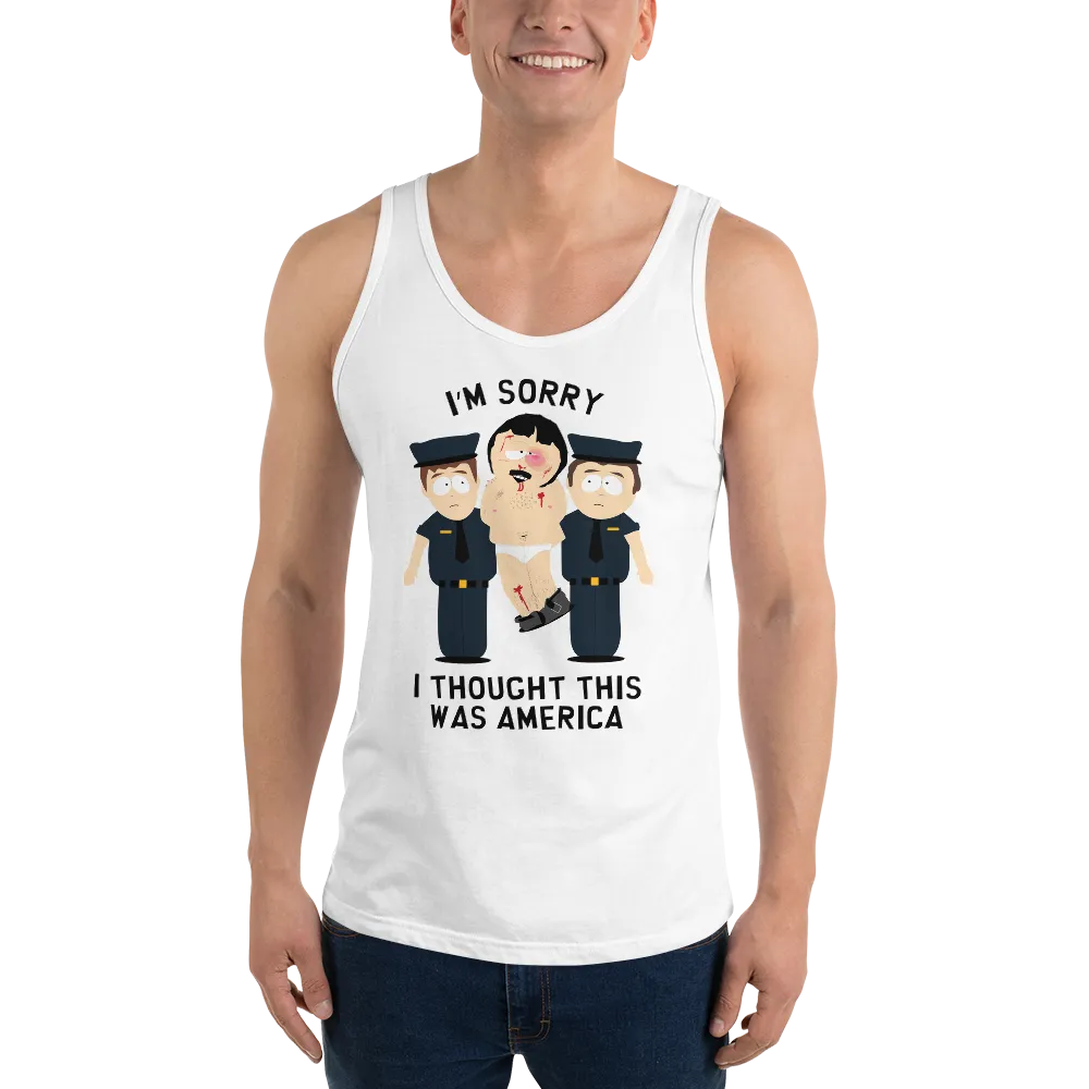 South Park Randy I Thought This Was America Adult Tank Top