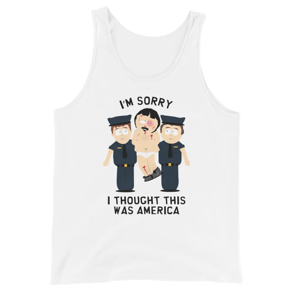 South Park Randy I Thought This Was America Adult Tank Top