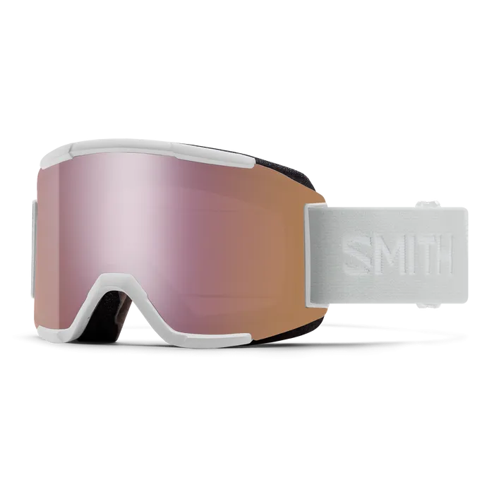 Squad White Vapor W ChromaPop Everyday Rose Gold Mirror Lens