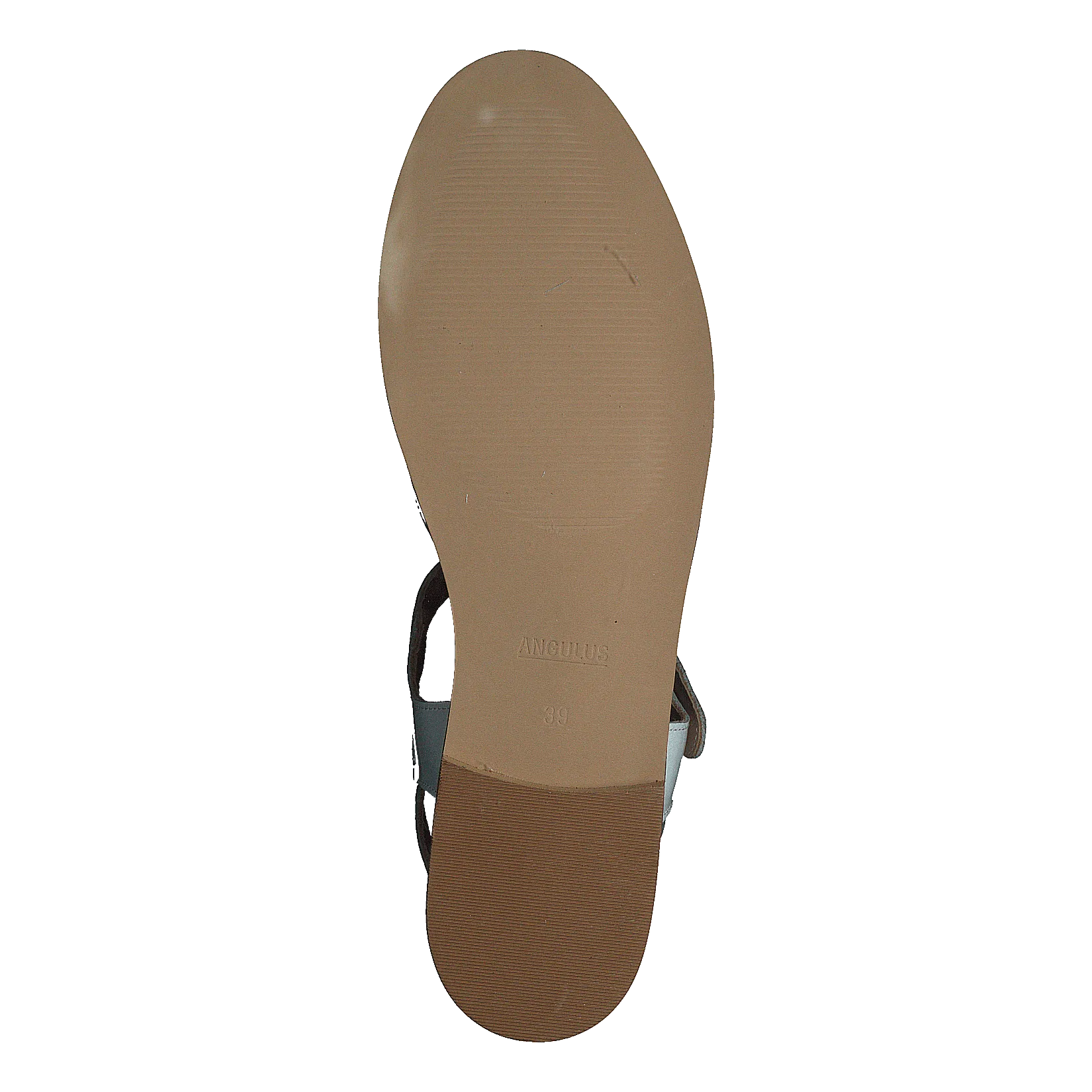 Strap Sandal With Buckle White