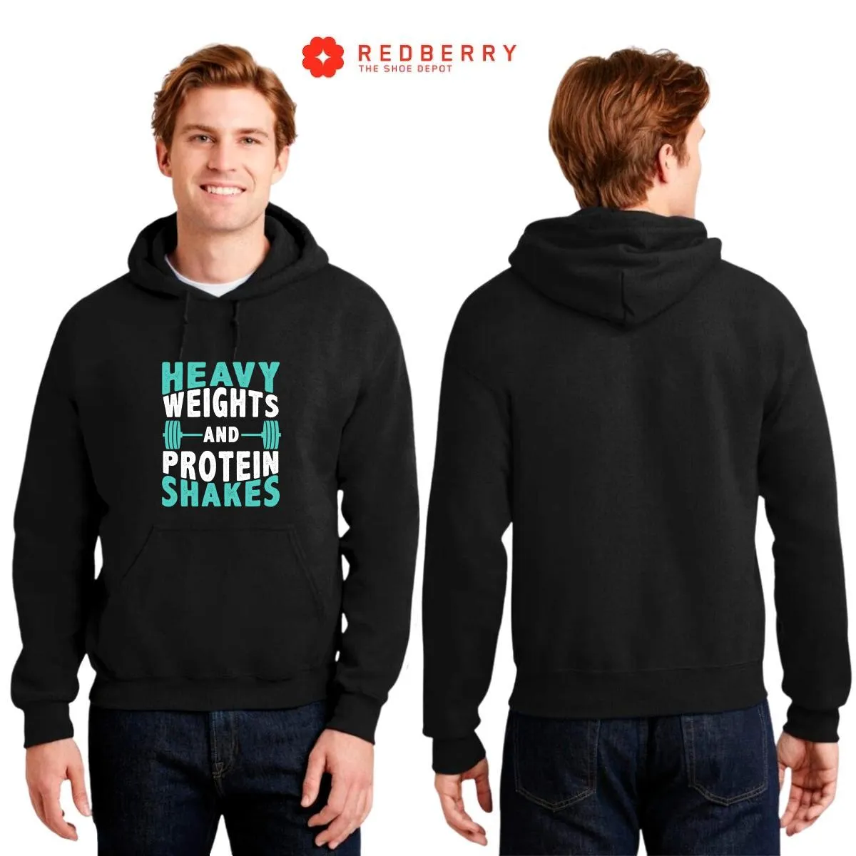 Sudadera Hombre  Hoodie Gym Ejercicio Fitness GF1002