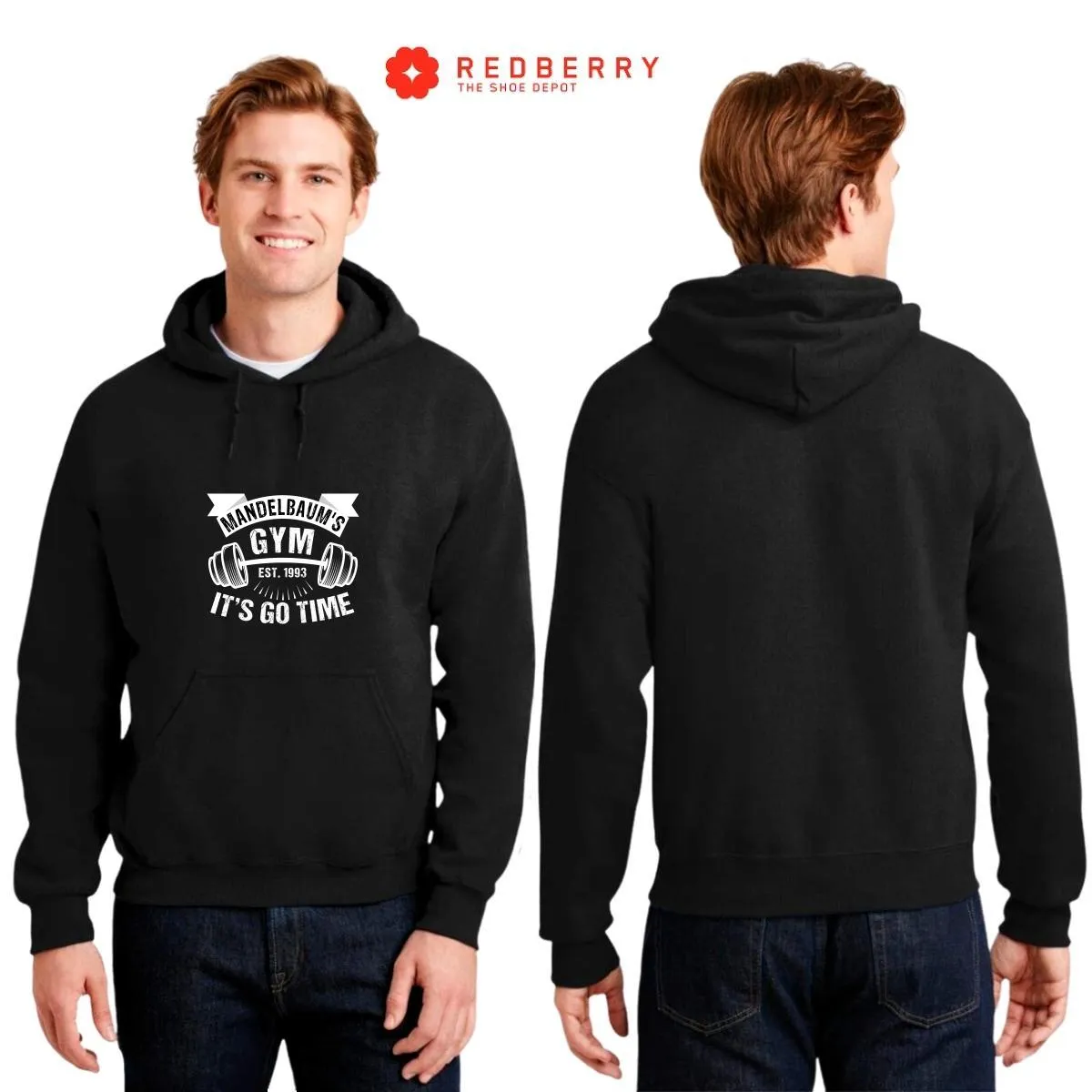 Sudadera Hombre  Hoodie Gym Ejercicio Fitness GF1006
