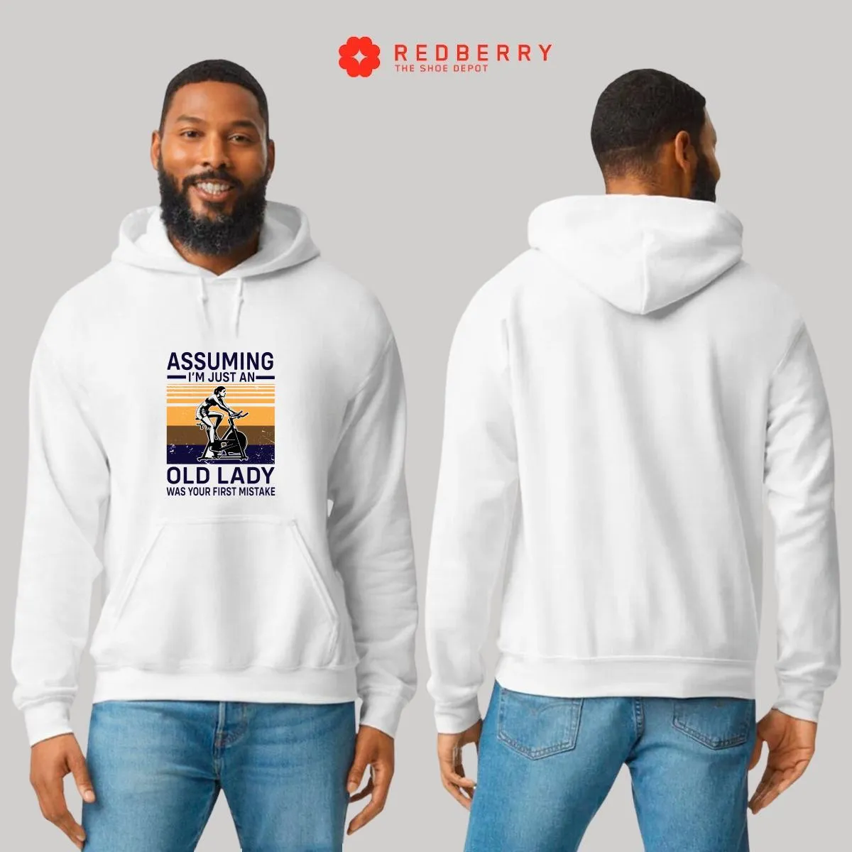 Sudadera Hombre  Hoodie Gym Ejercicio Fitness GF1014