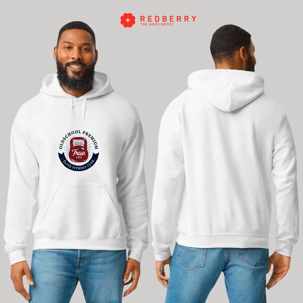 Sudadera Hombre  Hoodie Gym Ejercicio Fitness GF1016