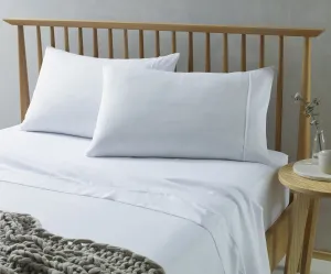 The Big Sleep Microfibre White Sheet Set