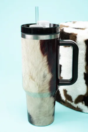 The Traveler Callie Cow Stainless Steel Tumbler
