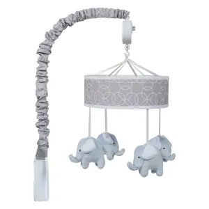 Trend Lab Grey and White Circles Musical Crib Mobile