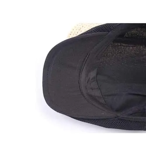 Unisex Women Men Polyester Mesh Hole Newsboy Beret Cap Flat Buckle Cowboy Cabbie Breathable Hat