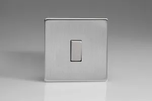 Varilight XDS1S Light Switch Brushed Steel