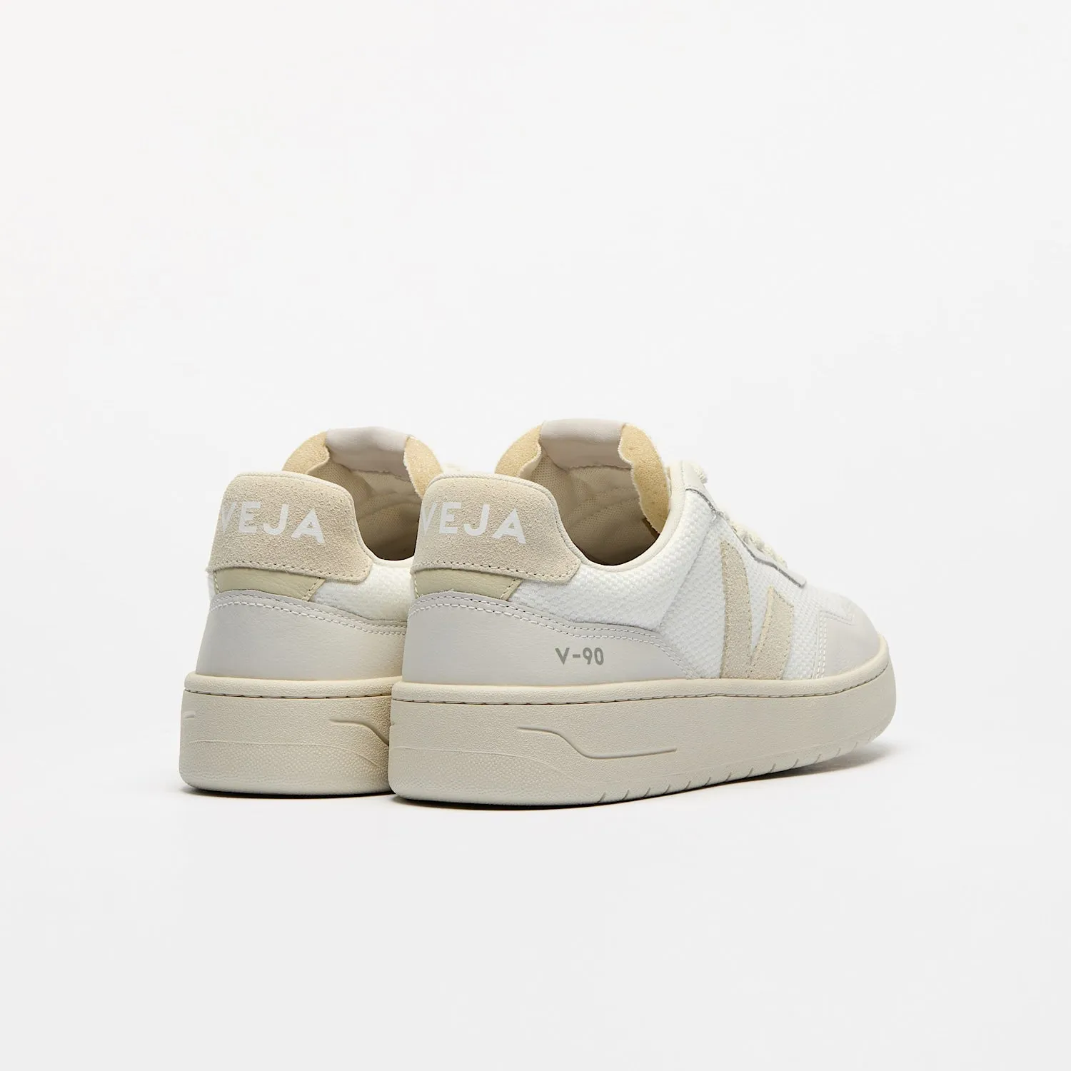 Veja V-90 B-Mesh Sneaker - White Pierre