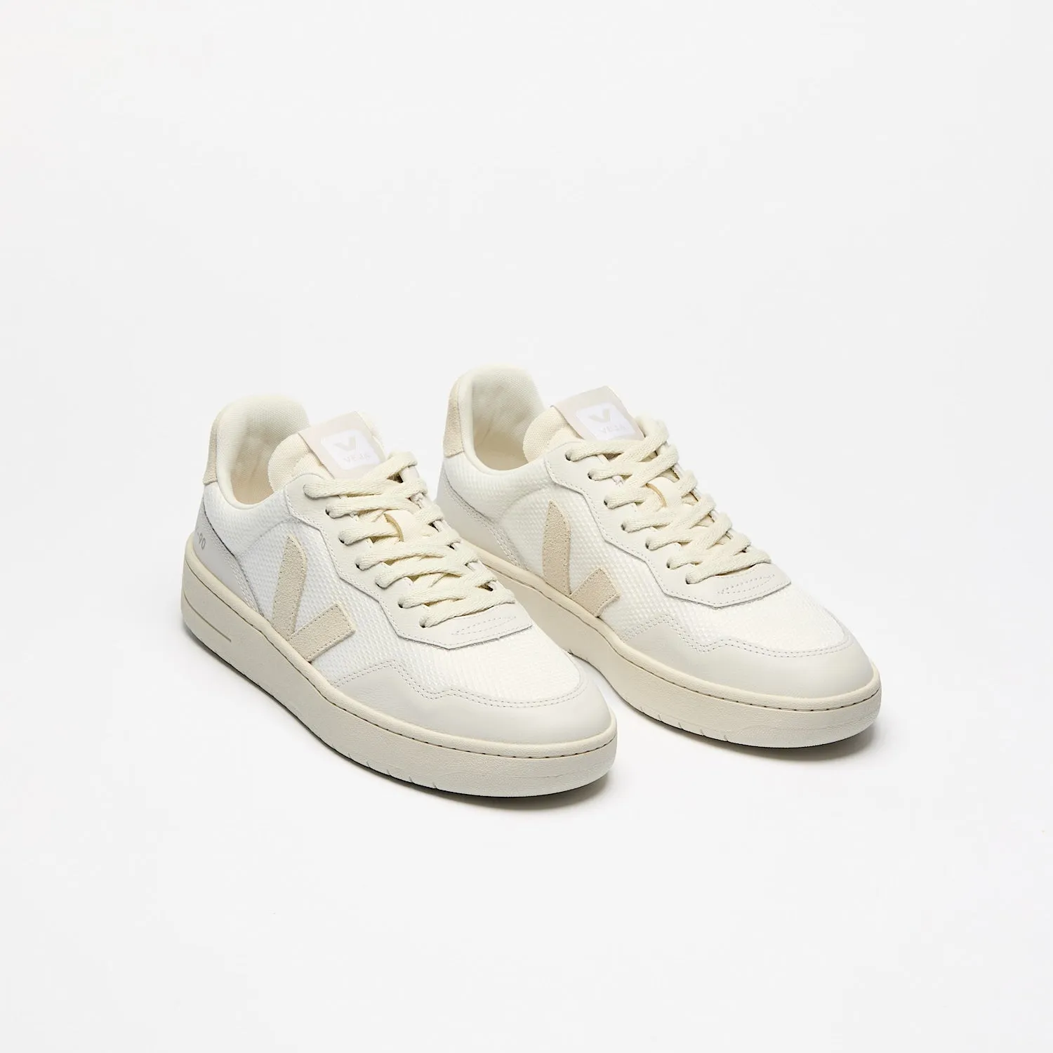 Veja V-90 B-Mesh Sneaker - White Pierre