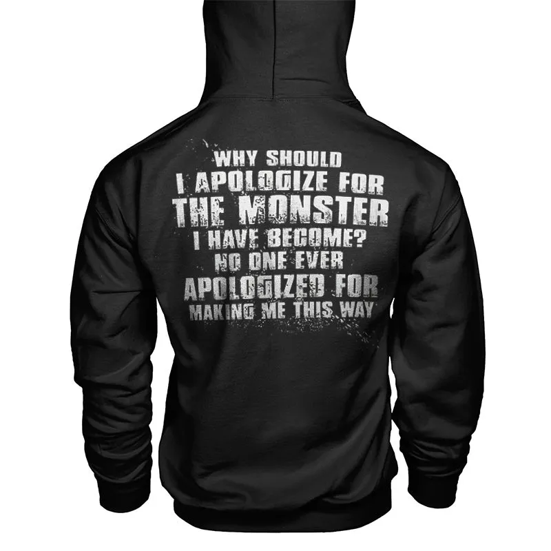 Vikings Why Should Printed Men's Hoodie