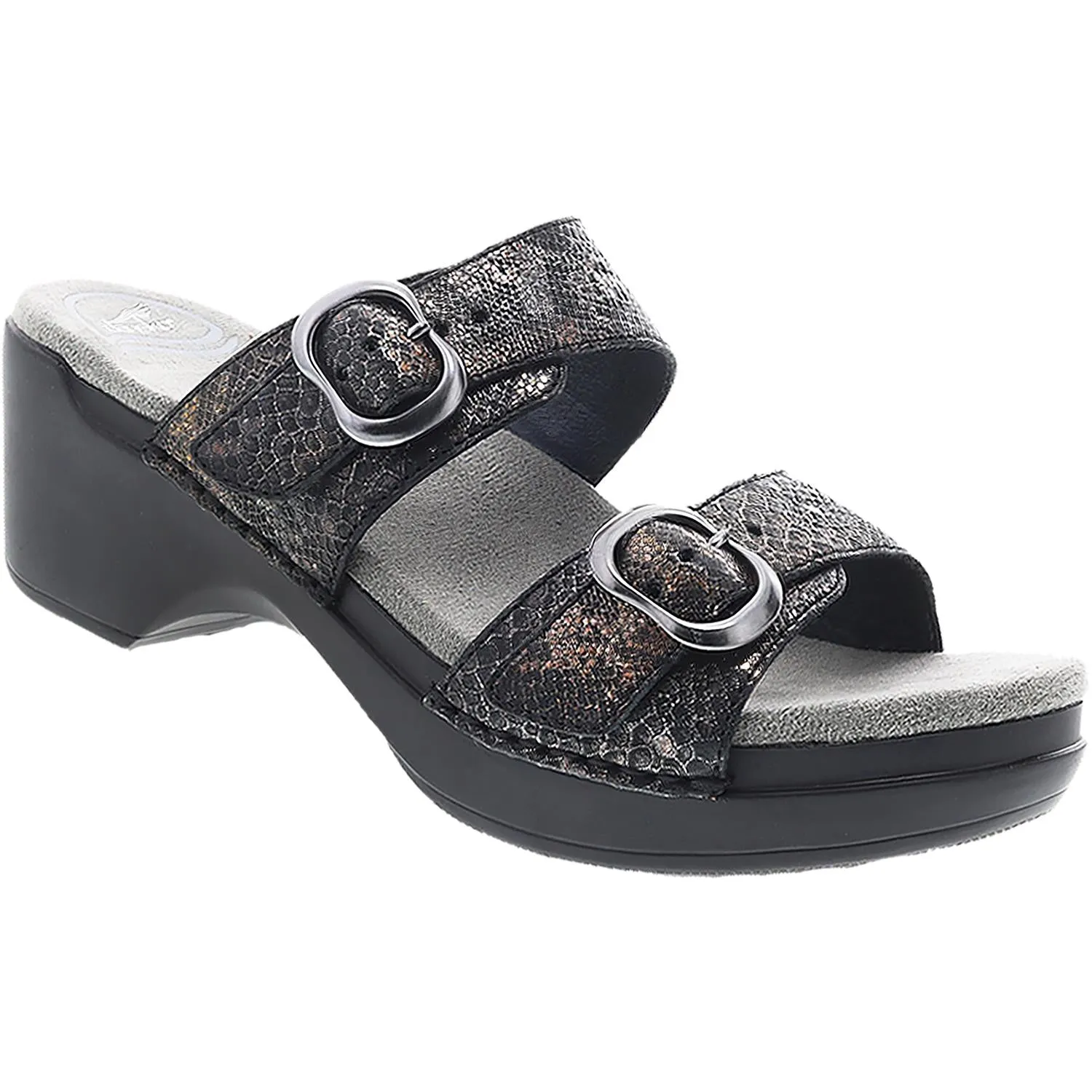 Women's Dansko Sophie Metallic Python Leather
