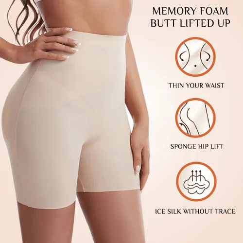 Women's High Waisted Shapewear Padded Hip Enhancer