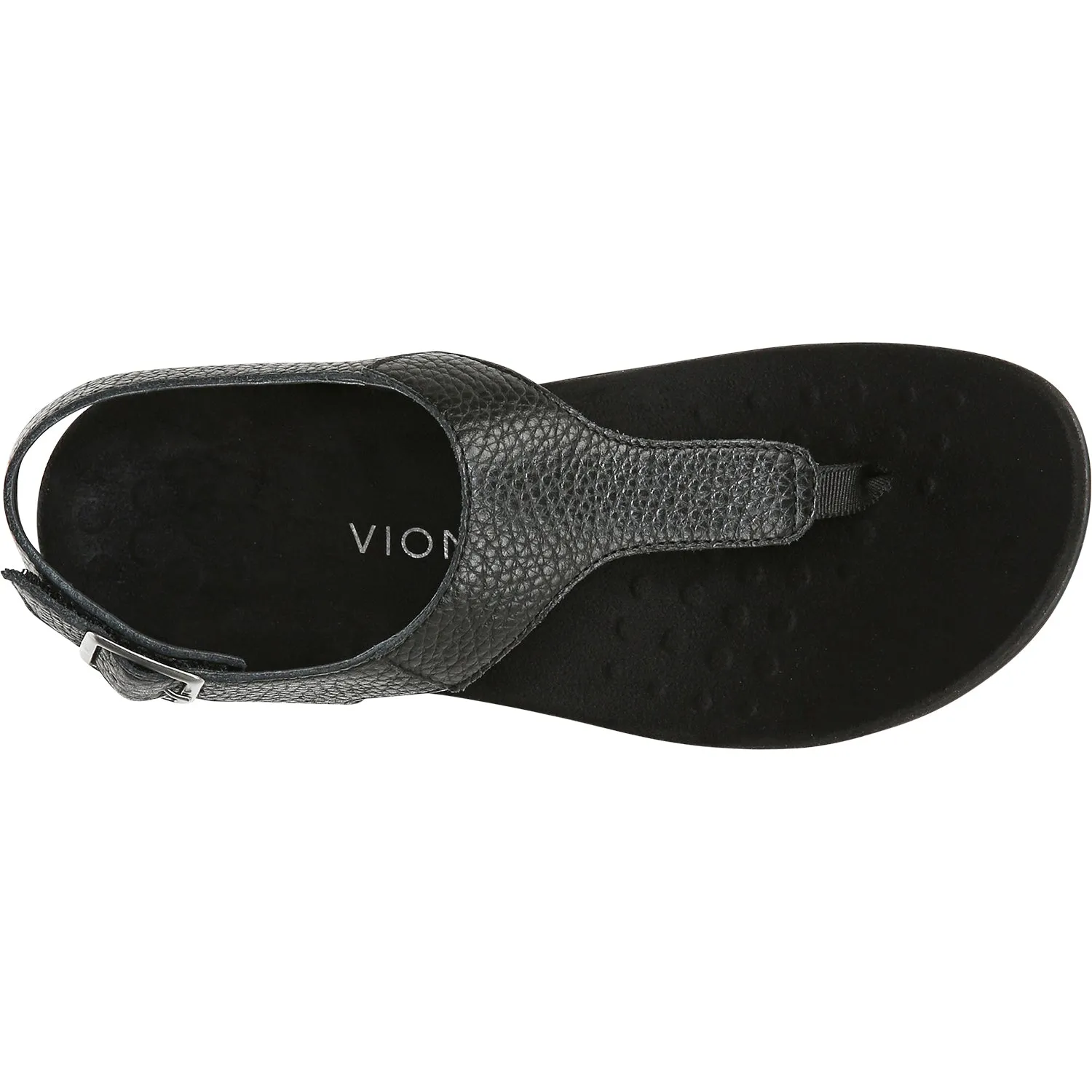 Women's Vionic Terra Black Tumbled Leather