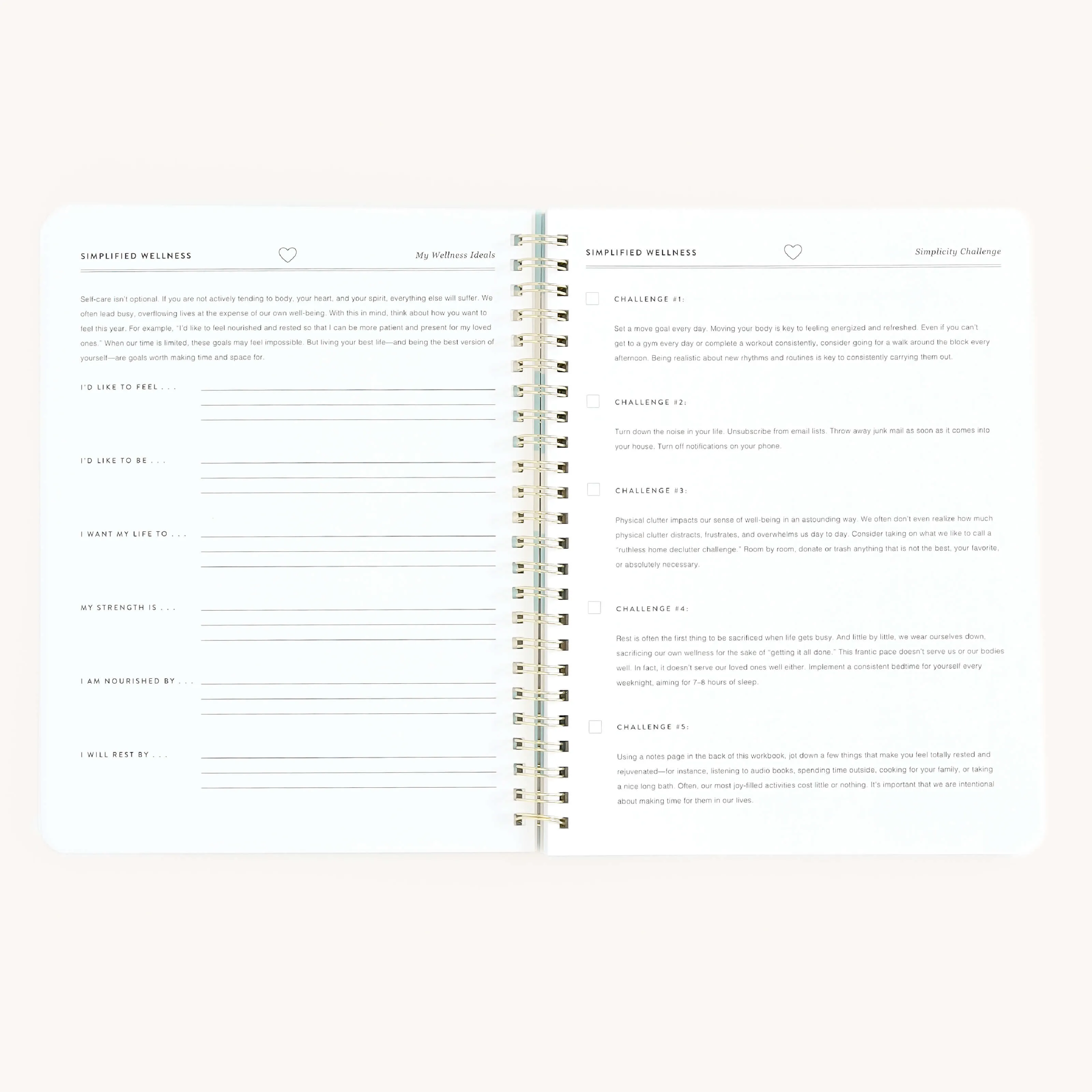 Workbook - Wellness